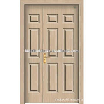 One and Half PVC MDF DOOR (JKD-1813) Bathroom Door From China Top 10 Brand Doors